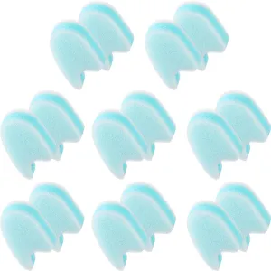 16 Pieces Foam Toe Spacers for Feet 3 Layer Foam Toe Separators for Overlapping Toes Toe Stretcher Divider for Women Men Toes Relief Friction Hammer Toes and Prevent Corns