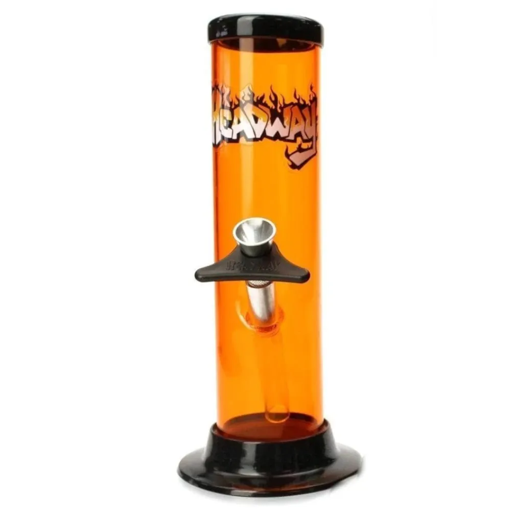 6 Inch Plastic Straight Bong
