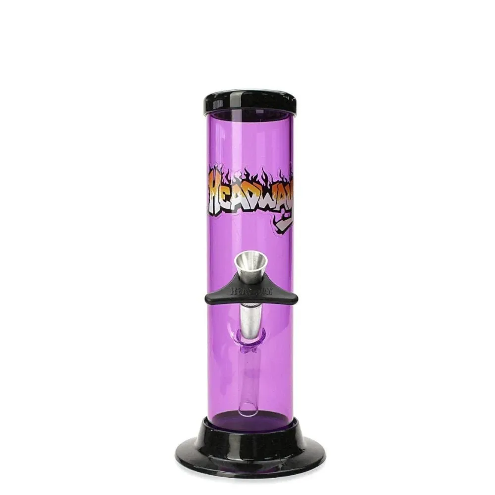 6 Inch Plastic Straight Bong