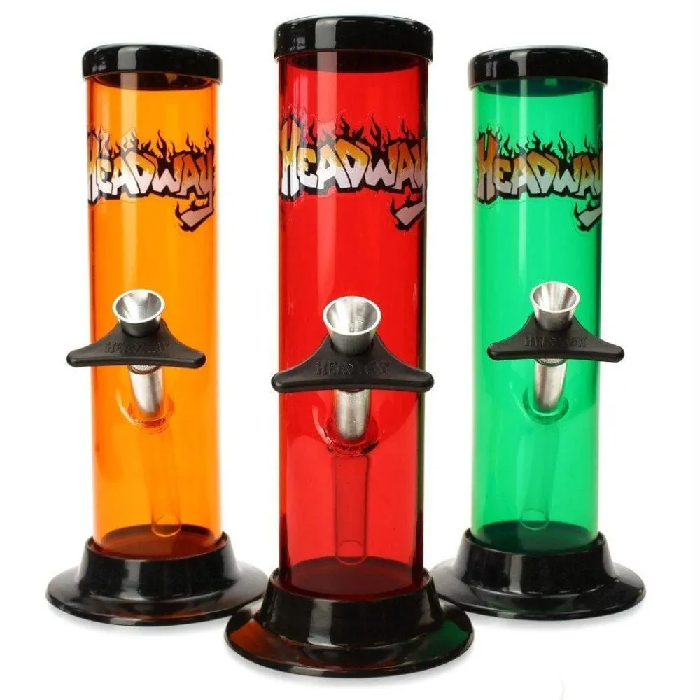 6 Inch Plastic Straight Bong