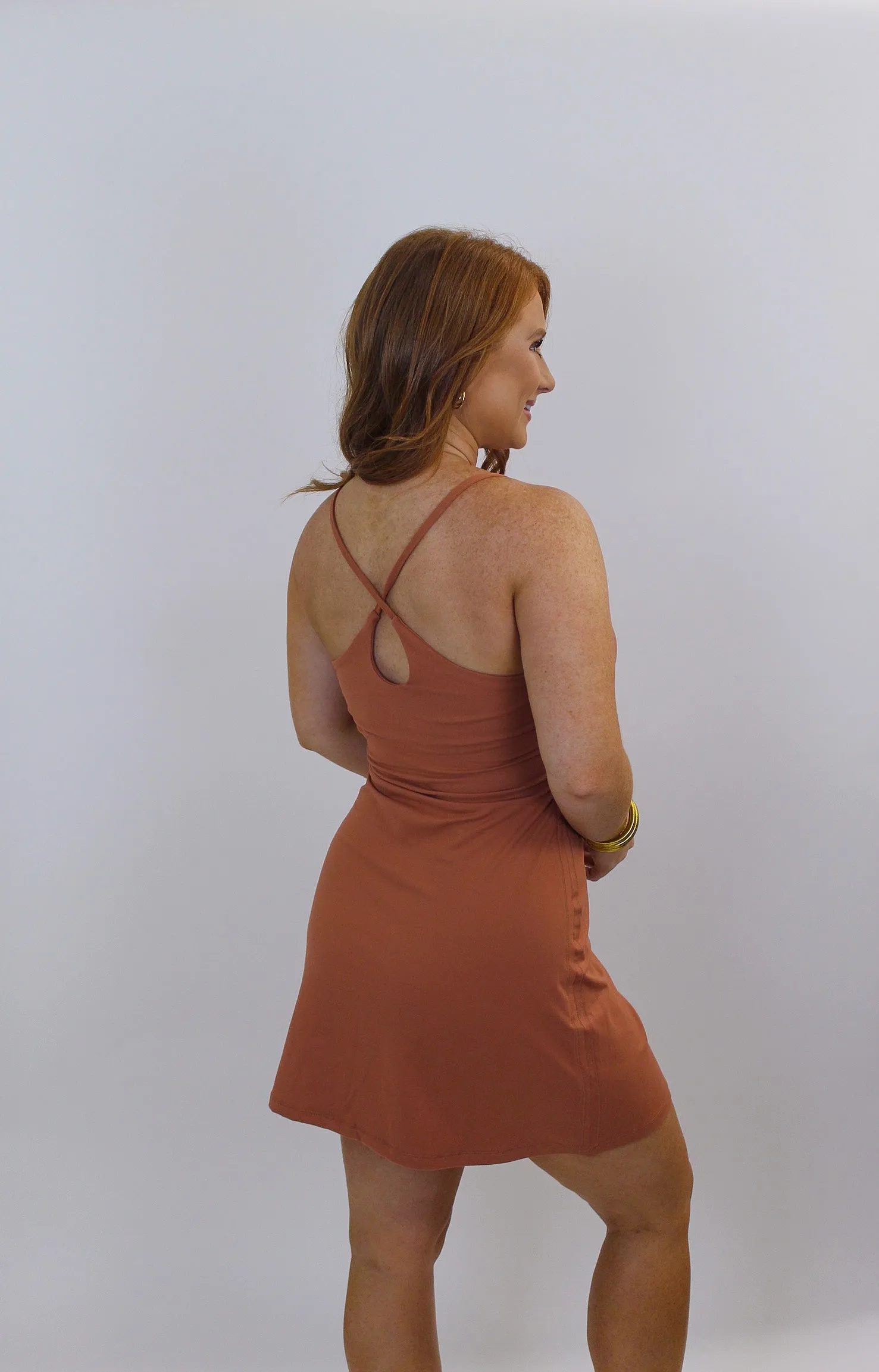 Active Strap Dres-Rust