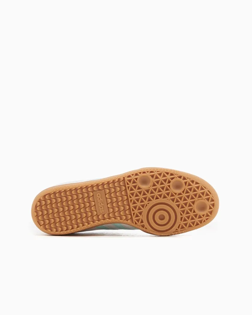 Adidas Kids' Samba Og Shoes - White / Semi Flash Aqua