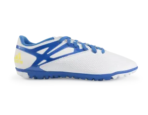 adidas Men's Messi 10.3 Turf Soccer Shoes White/Prime Blue/Black