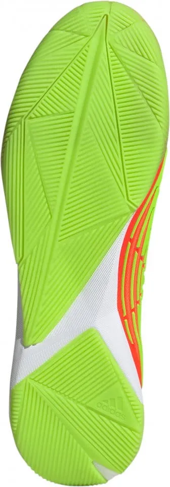 adidas Predator Edge.1 IN Indoor Soccer Shoe- Solar Red / Team Solar Green / Core Black
