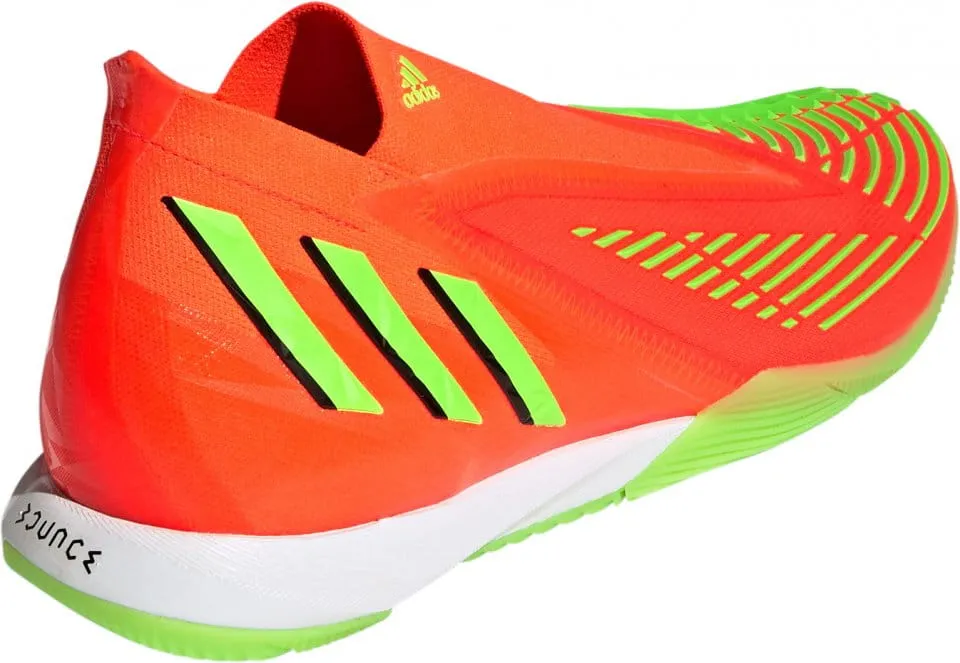 adidas Predator Edge.1 IN Indoor Soccer Shoe- Solar Red / Team Solar Green / Core Black