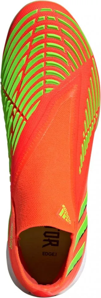 adidas Predator Edge.1 IN Indoor Soccer Shoe- Solar Red / Team Solar Green / Core Black