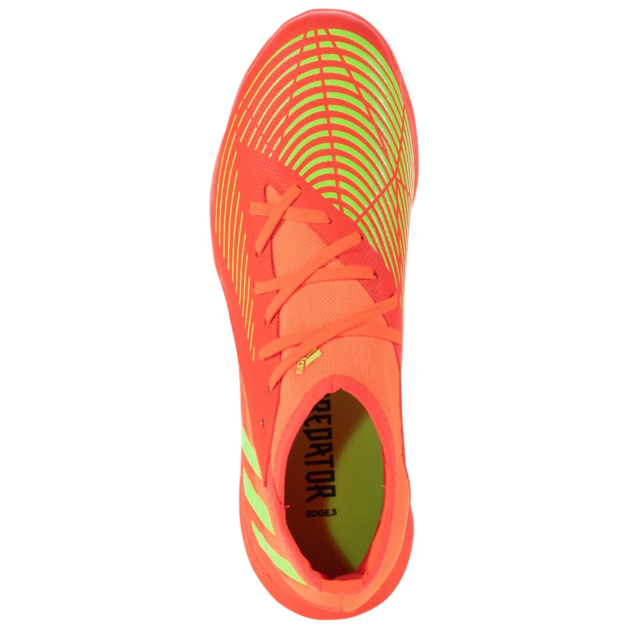 adidas Predator Edge.3 TF Junior Artificial Turf Soccer Shoe - Solar Red/Solar Green/Core Black