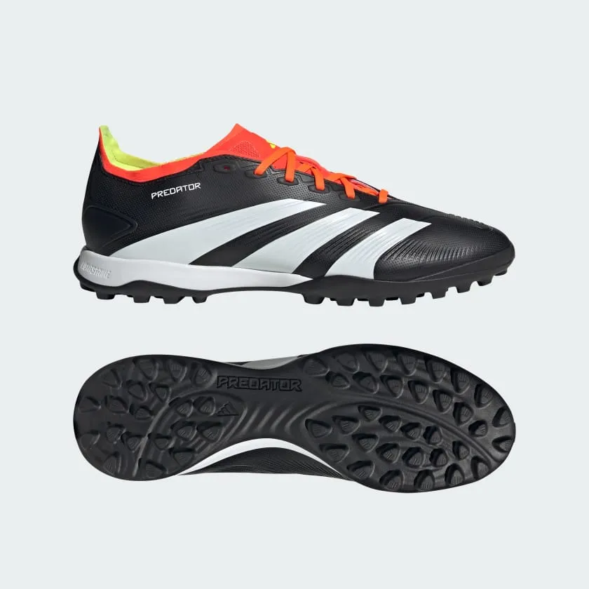 adidas Predator League Low TF Turf Soccer Cleat - Core Black/White/Solar Red