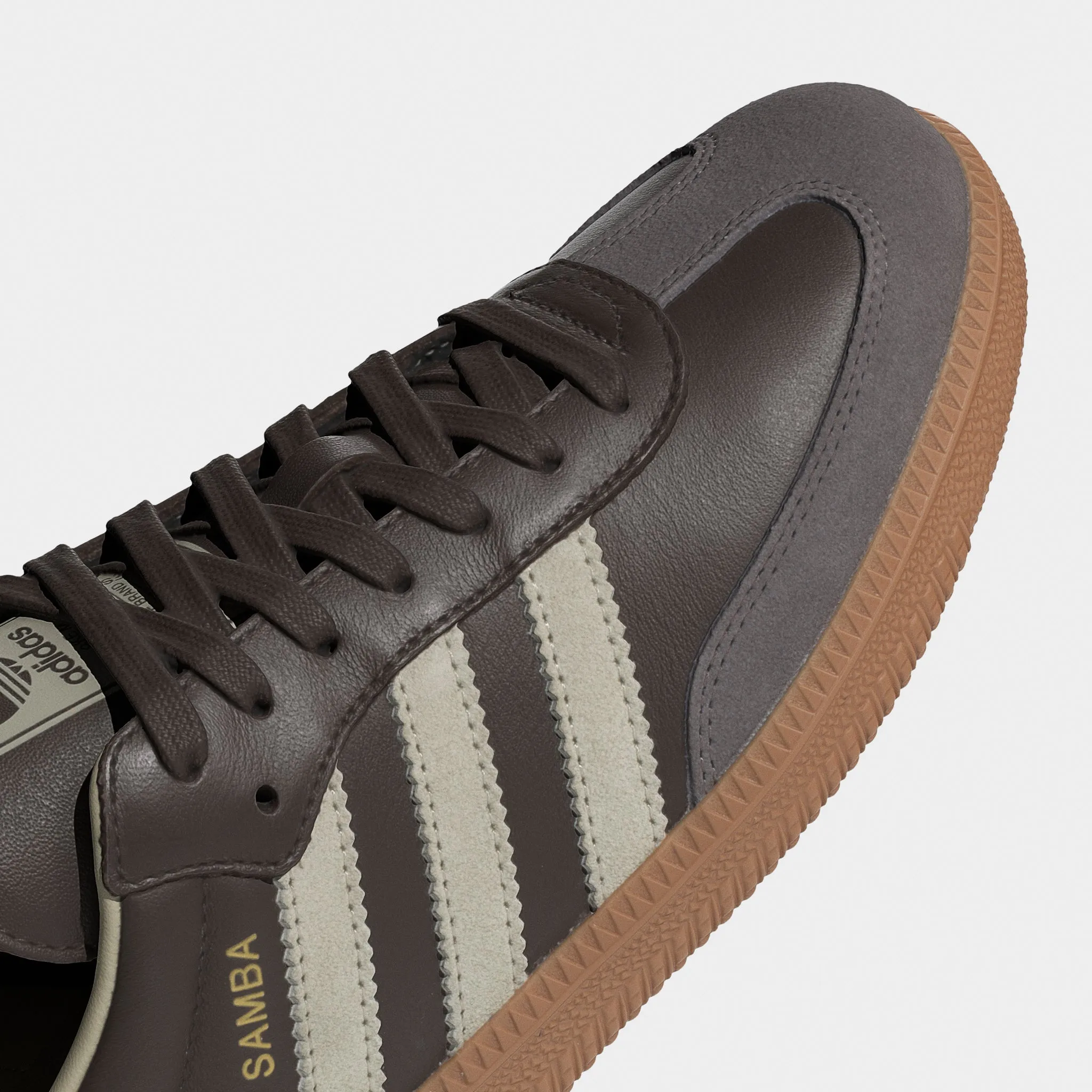Adidas Samba OG Brown / Putty Green - Gold