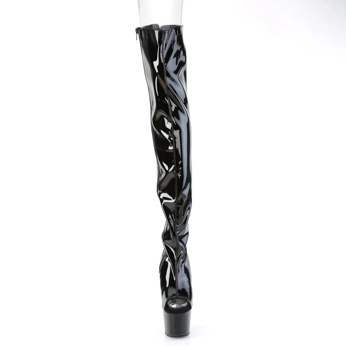ADORE-3017 Black Stretch Patent/Black