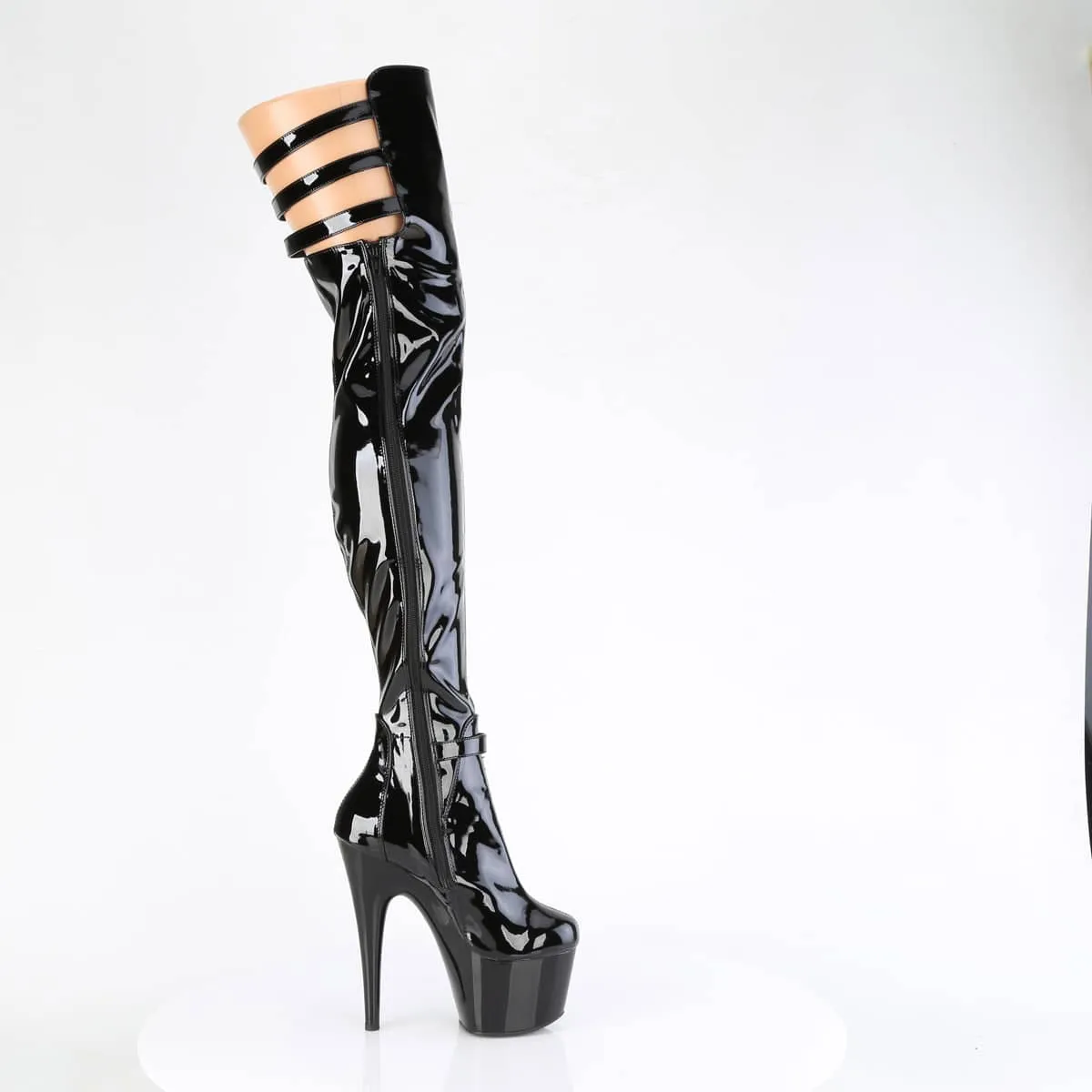 ADORE-3055 Black Thigh High Boots