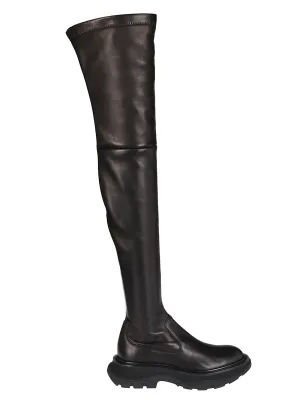 Alexander McQueen Thigh-High Boots