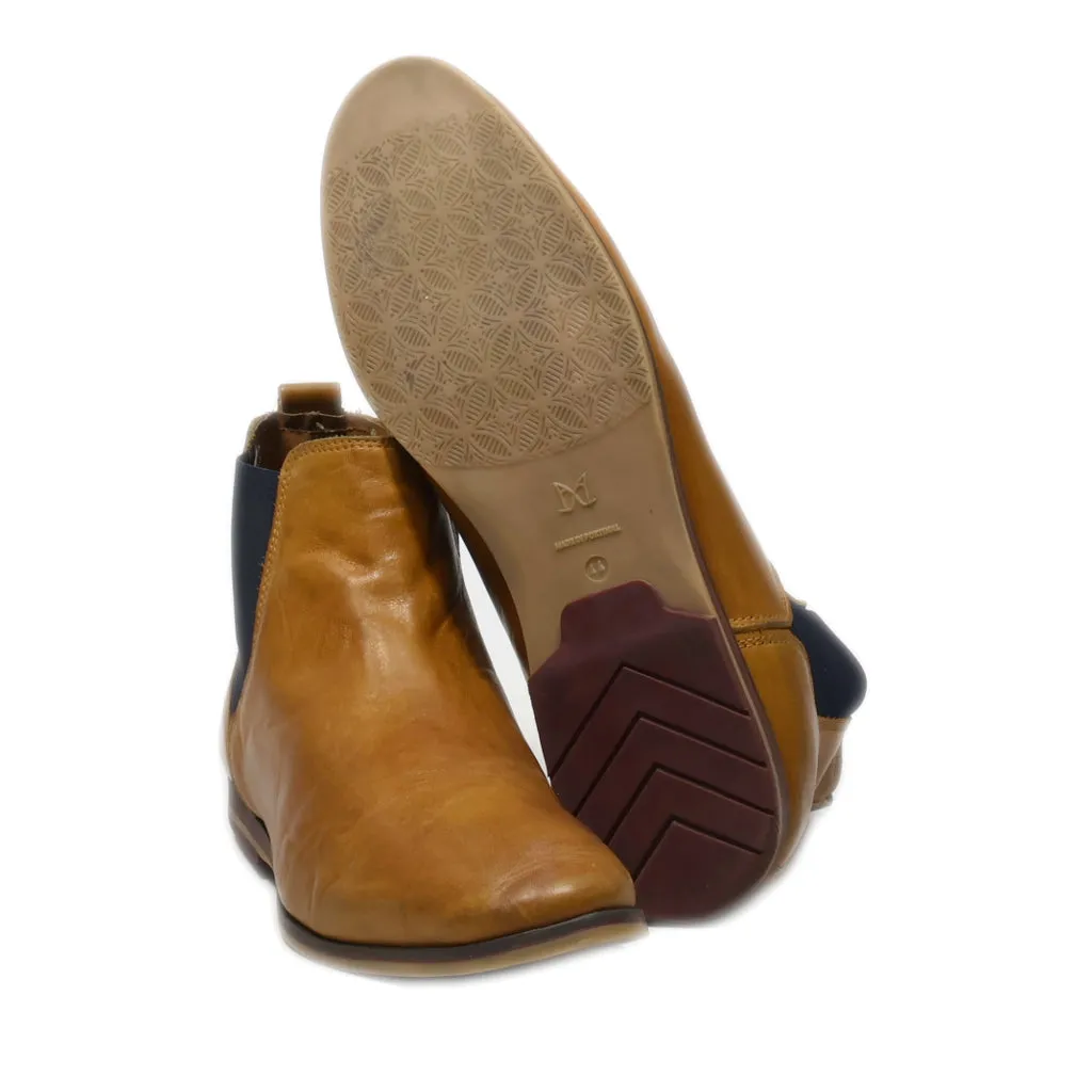Andre Ankle Boots Leather Brown Colour For Men
