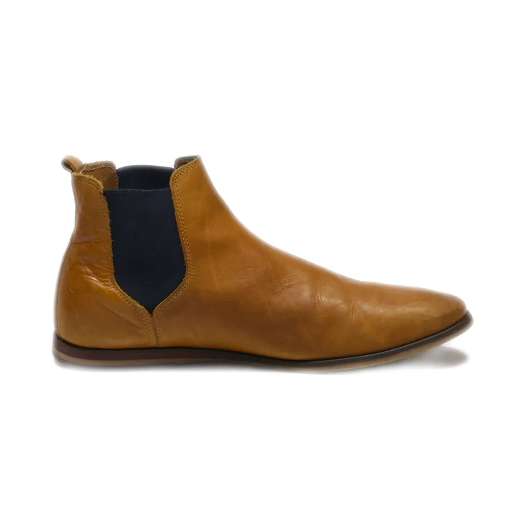 Andre Ankle Boots Leather Brown Colour For Men