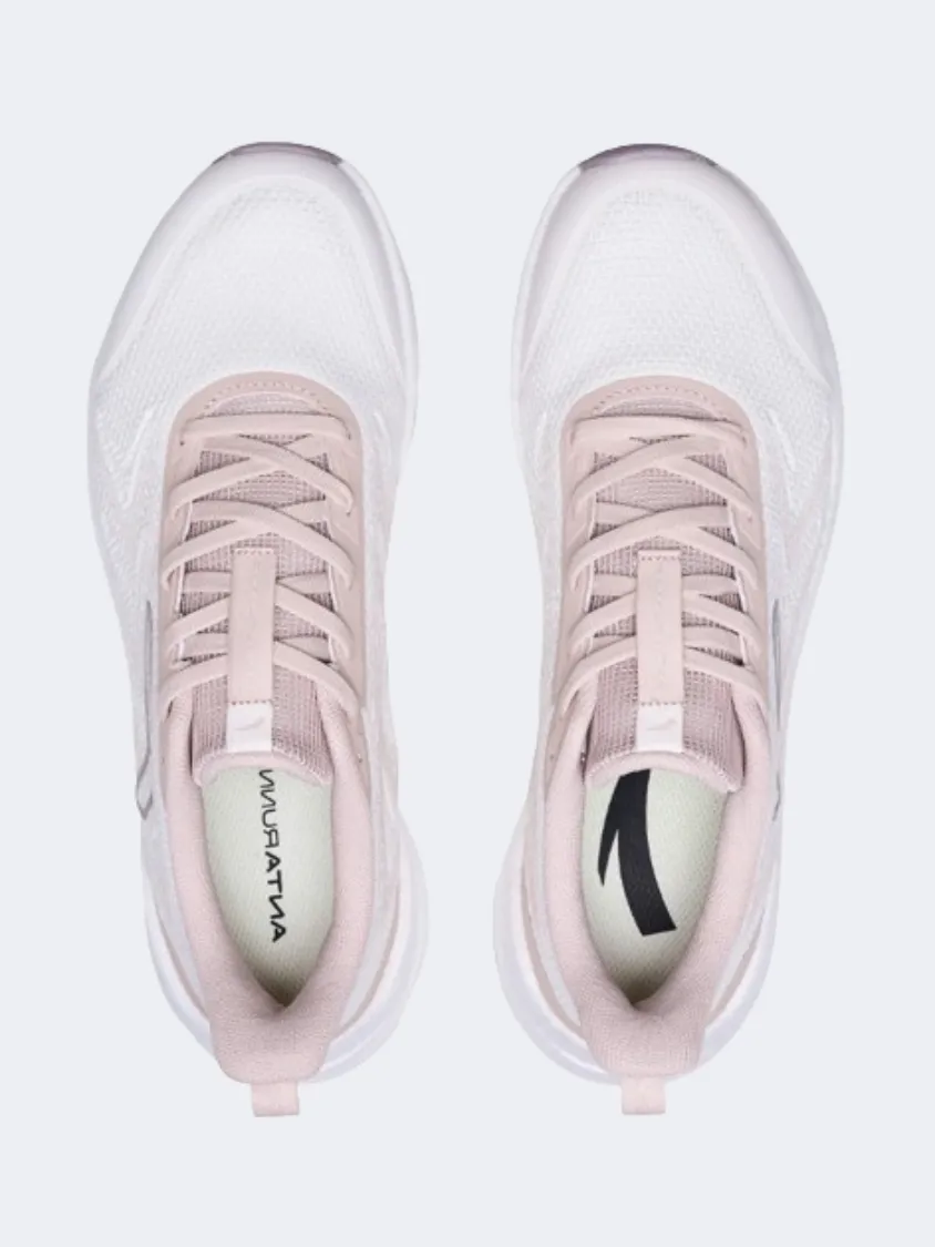 Anta Tron 4 Women Running Shoes Beige/Grey