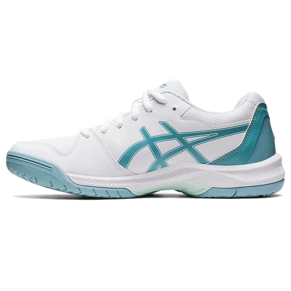 Asics Gel-Dedicate 7 Tennis Shoes (Ladies) - White/Smoke Blue