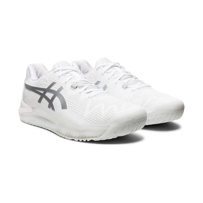 Asics Gel Resolution 8 (White/Pure Silver)