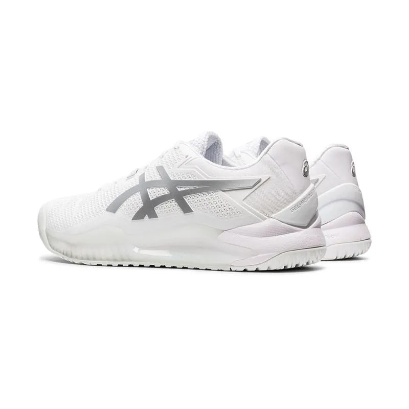 Asics Gel Resolution 8 (White/Pure Silver)
