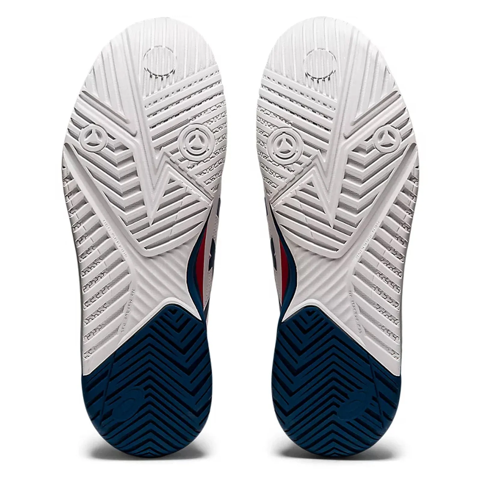 Asics Gel Resolution 8 Wide (2E) (White/Mako Blue)