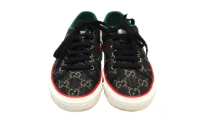 Authentic Gucci GG Denim Jacquard Tennis 1977 Sneaker Size 7