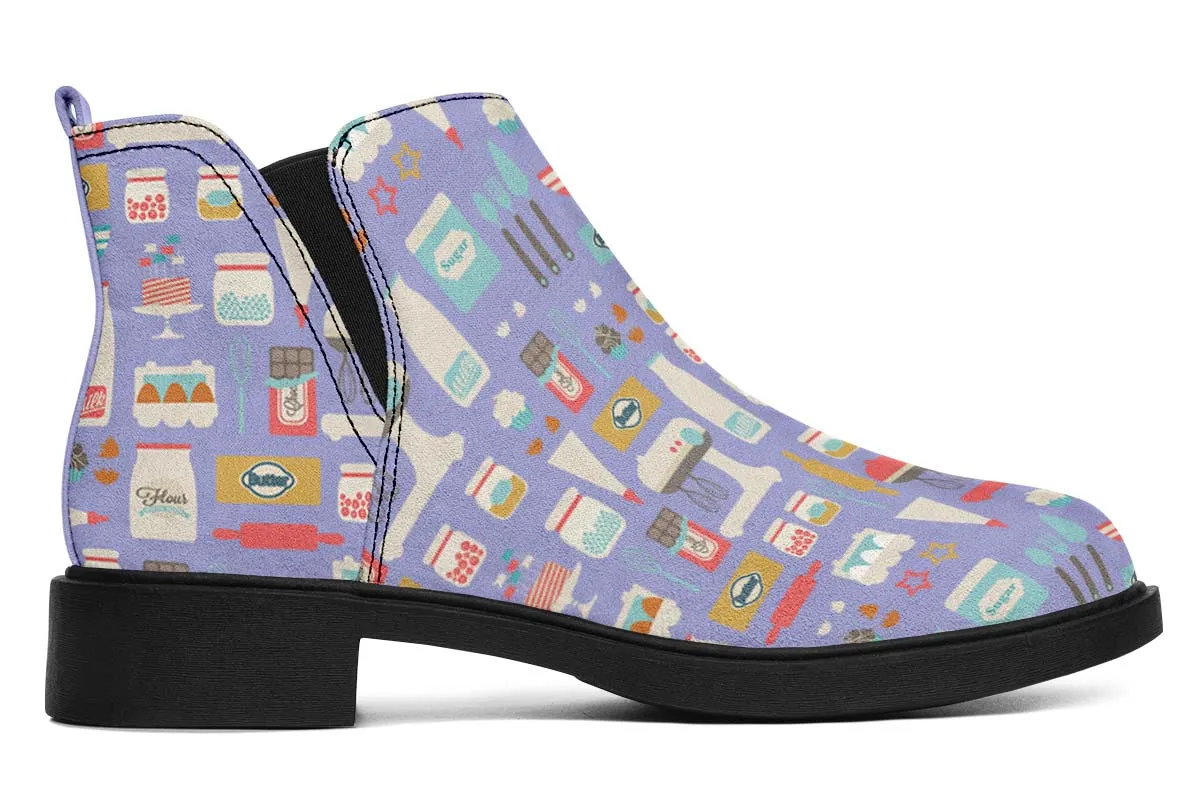 Baking Pattern Neat Vibe Boots