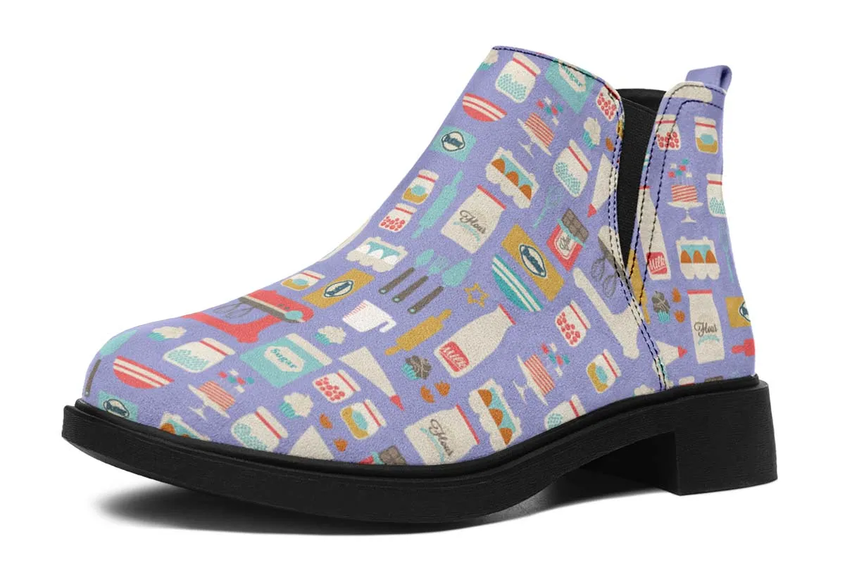 Baking Pattern Neat Vibe Boots
