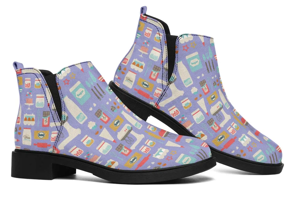 Baking Pattern Neat Vibe Boots