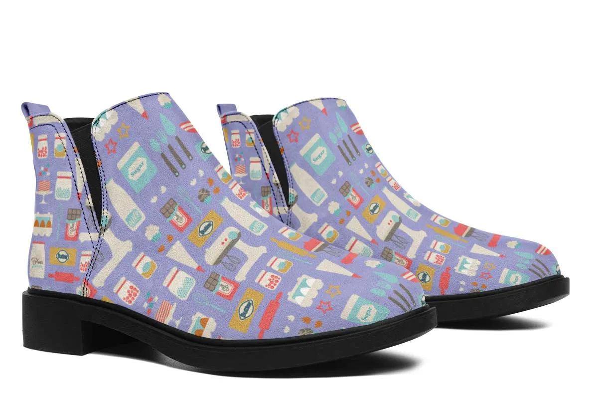Baking Pattern Neat Vibe Boots