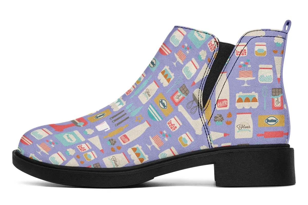Baking Pattern Neat Vibe Boots
