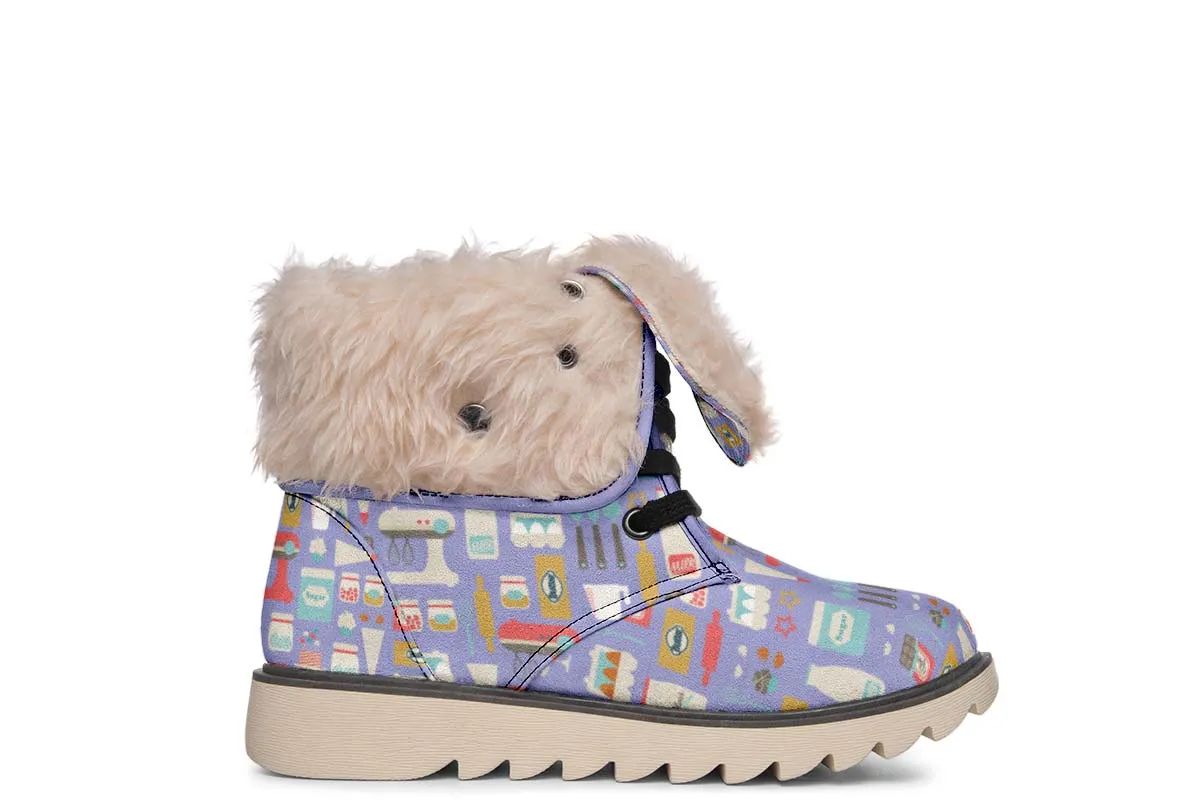 Baking Pattern Polar Vibe Boots