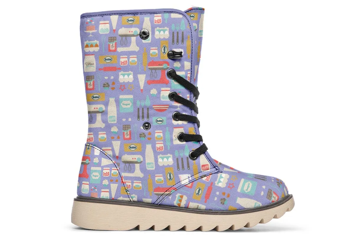 Baking Pattern Polar Vibe Boots