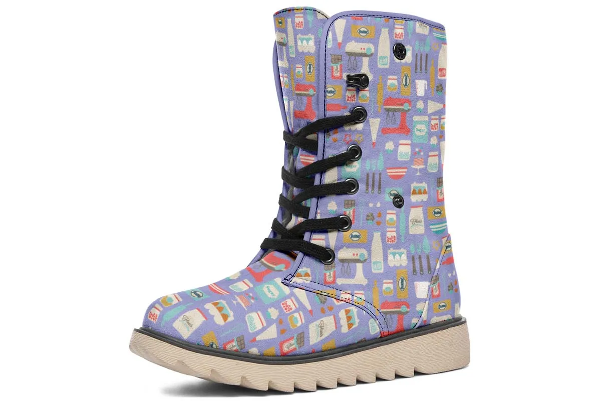 Baking Pattern Polar Vibe Boots