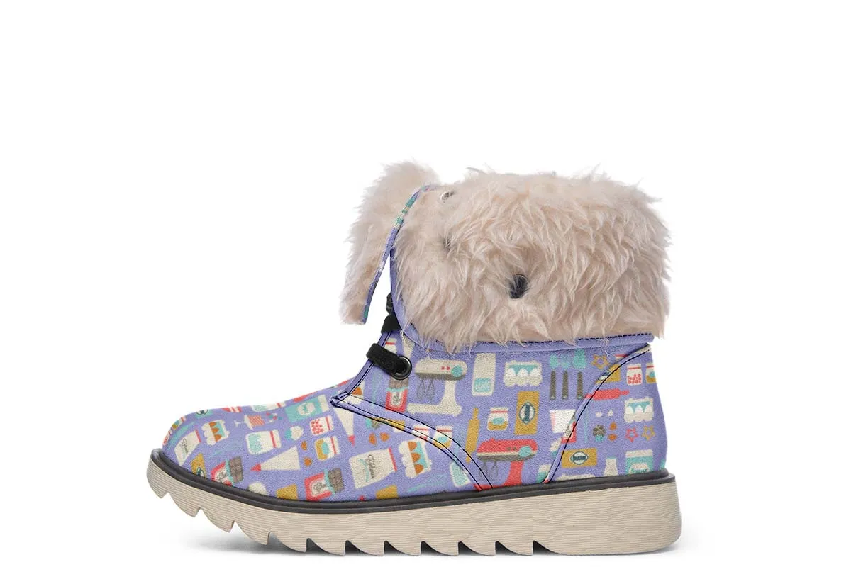 Baking Pattern Polar Vibe Boots