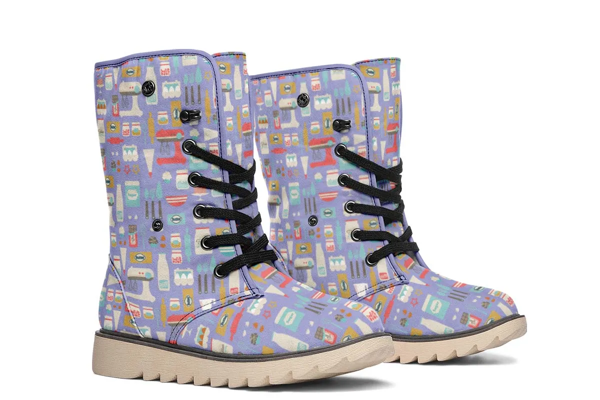 Baking Pattern Polar Vibe Boots