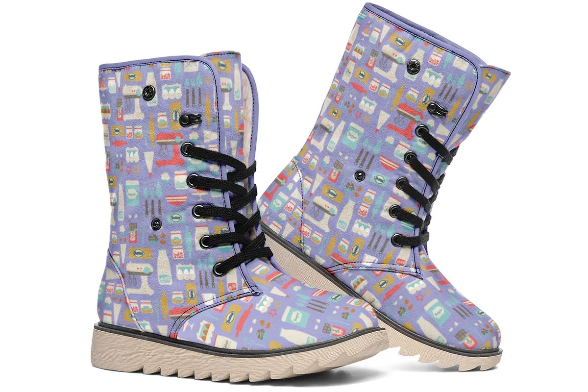 Baking Pattern Polar Vibe Boots