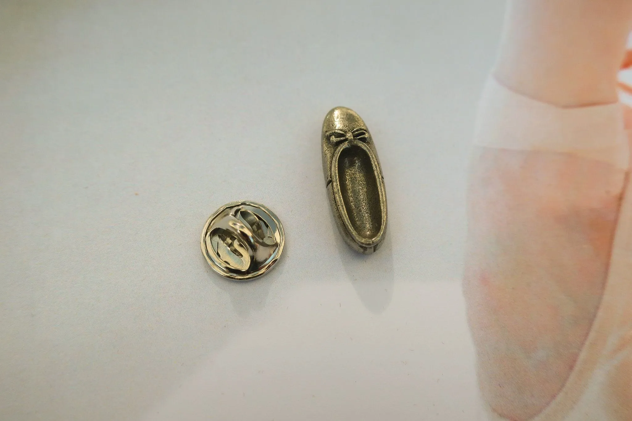 Ballet Slipper Lapel Pin