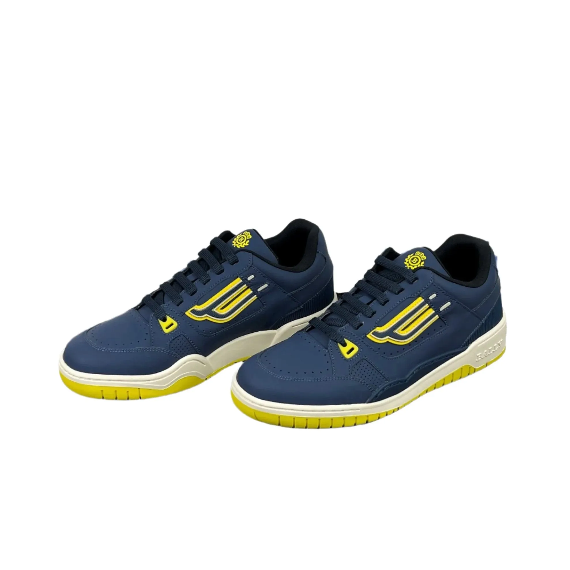Bally Kuba Blue Sky Leather Low Top Sneakers