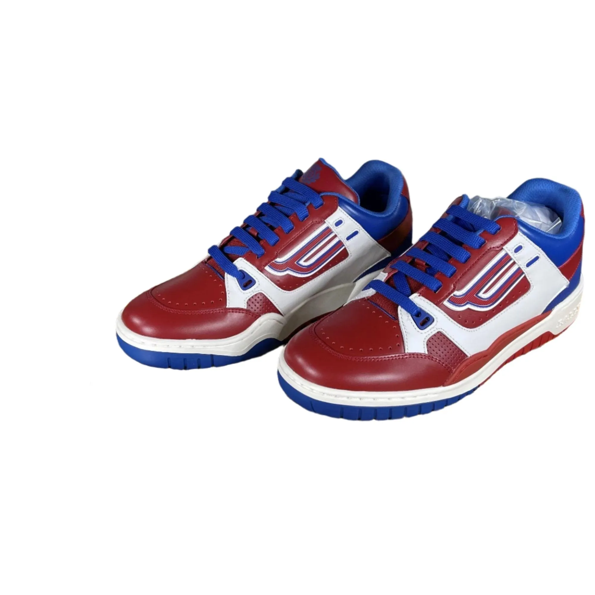 Bally Mens Kuba Corvette Leather Low Top Sneakers