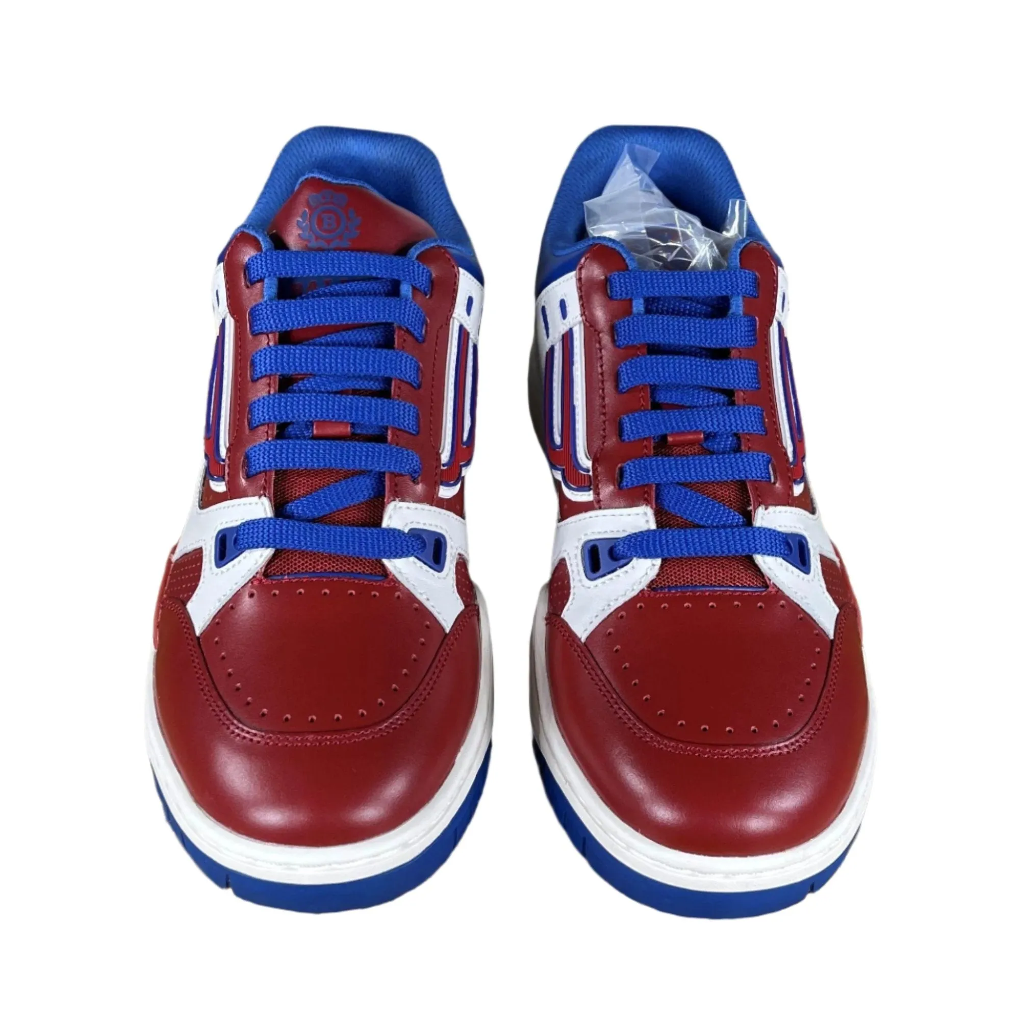 Bally Mens Kuba Corvette Leather Low Top Sneakers