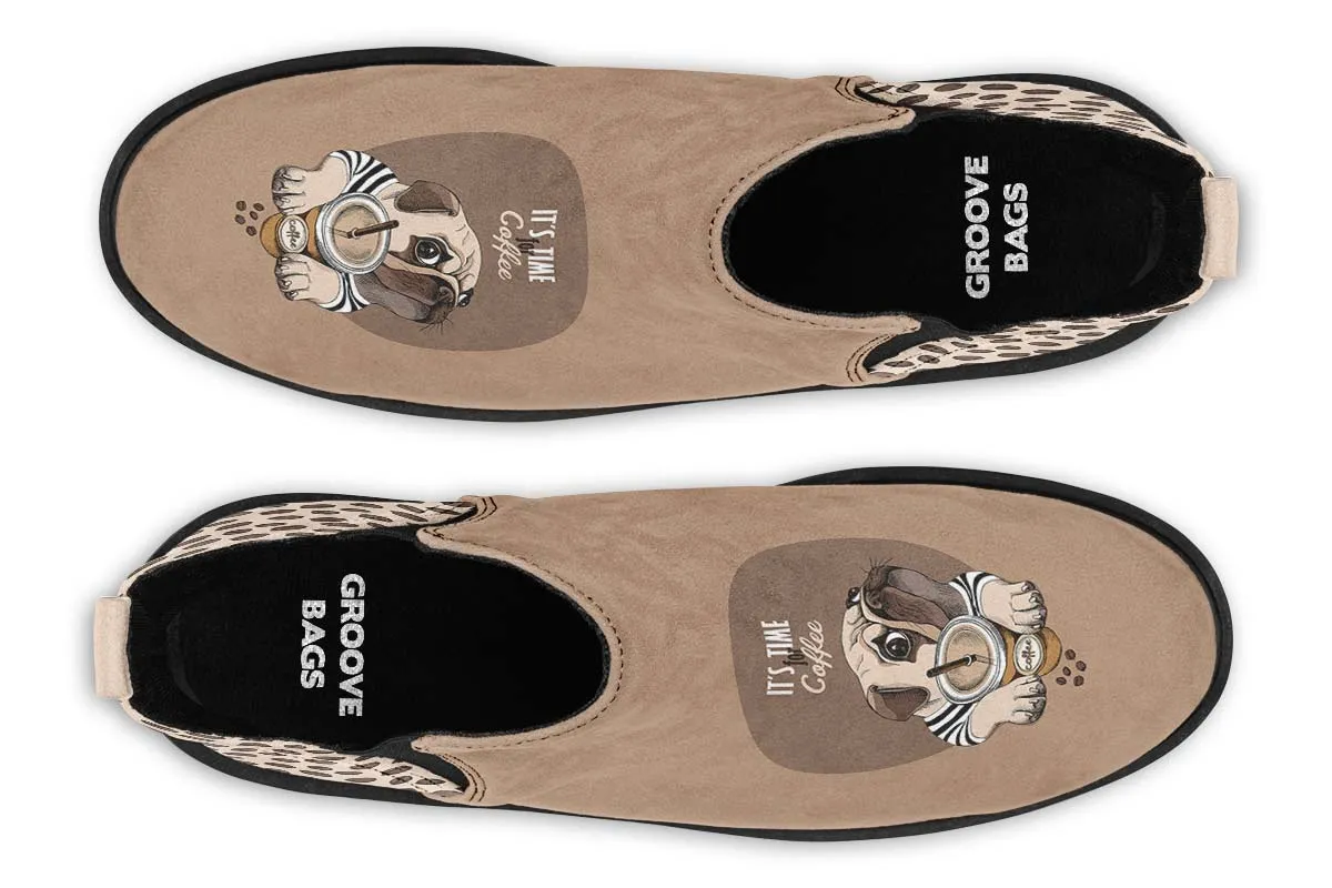 Barista Pug Neat Vibe Boots