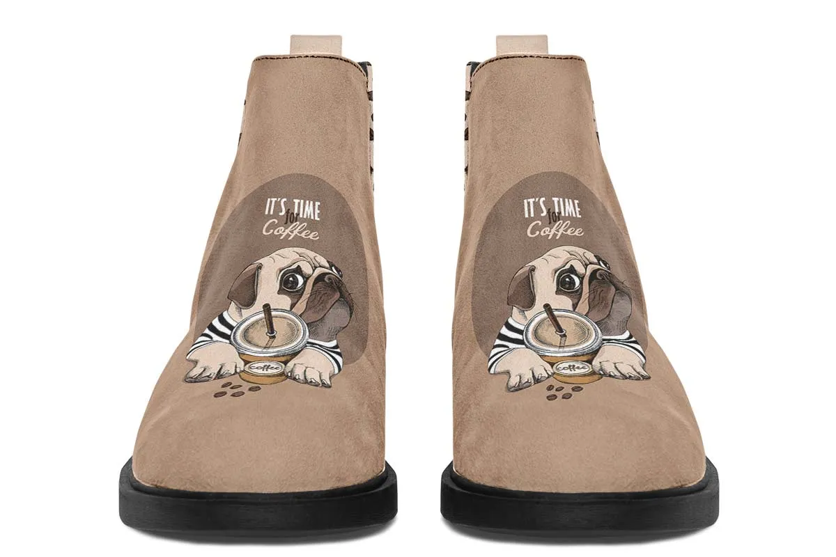 Barista Pug Neat Vibe Boots