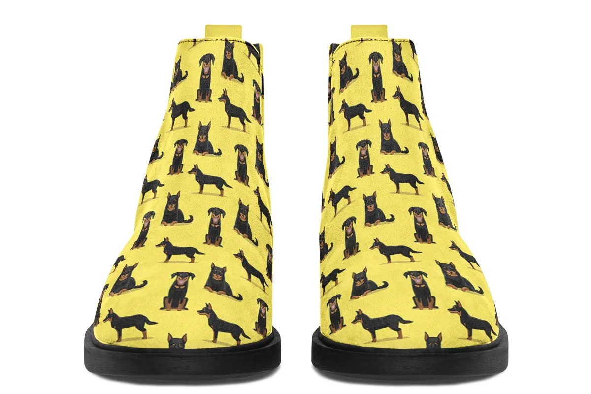 Beauceron Pattern Neat Vibe Boots