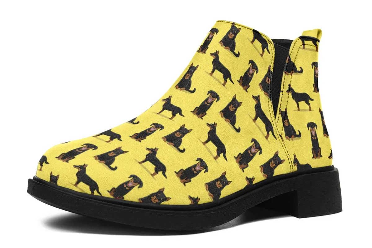 Beauceron Pattern Neat Vibe Boots