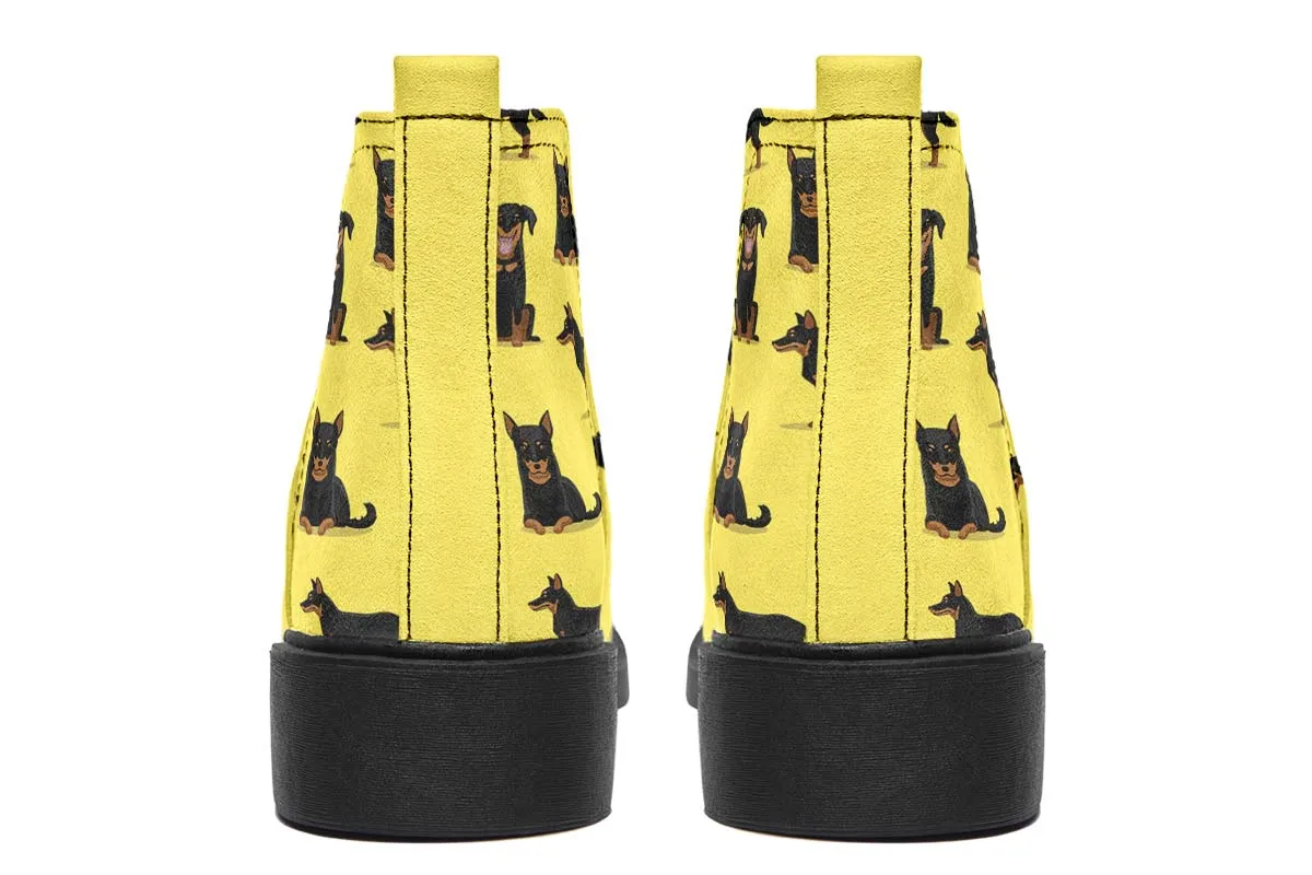 Beauceron Pattern Neat Vibe Boots