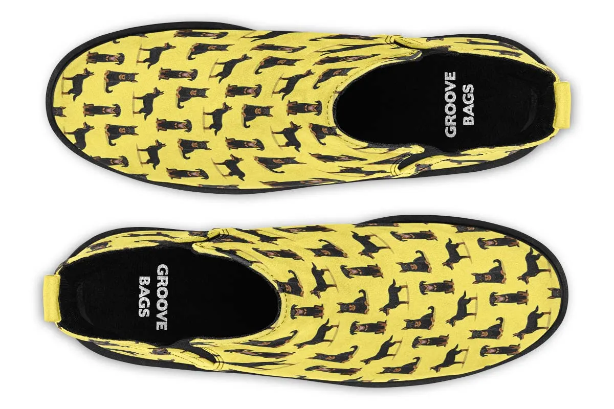 Beauceron Pattern Neat Vibe Boots