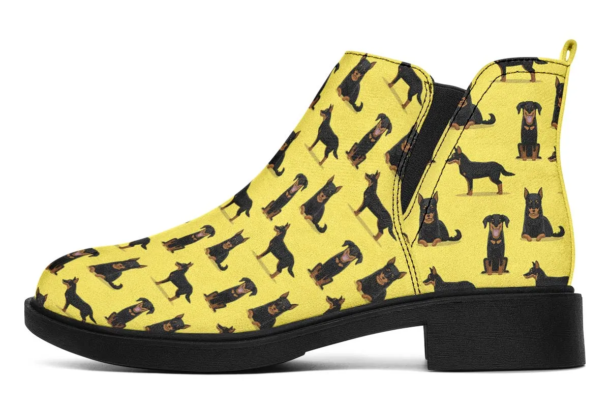Beauceron Pattern Neat Vibe Boots
