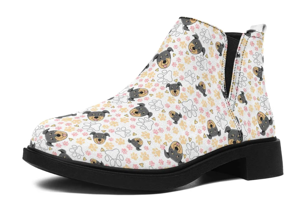 Beauceron Puppy Pattern Neat Vibe Boots