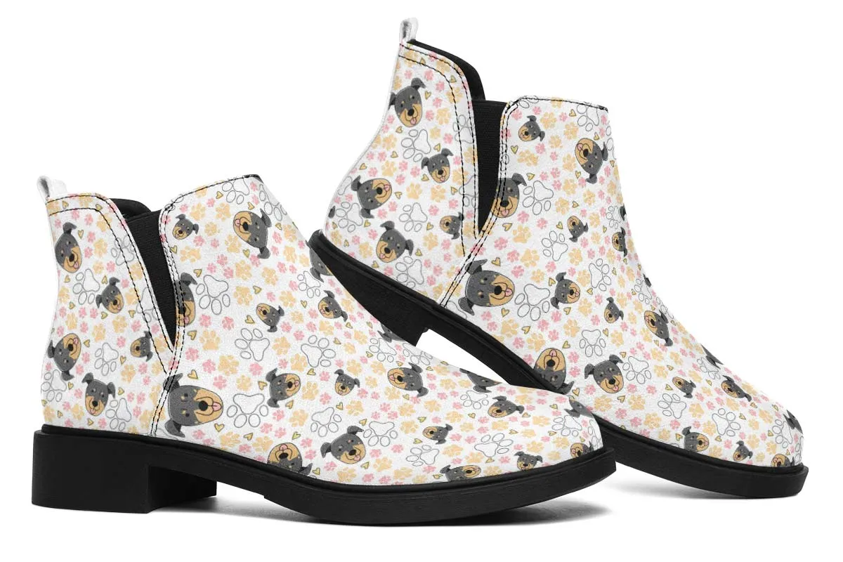 Beauceron Puppy Pattern Neat Vibe Boots
