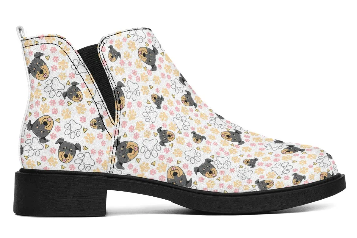 Beauceron Puppy Pattern Neat Vibe Boots