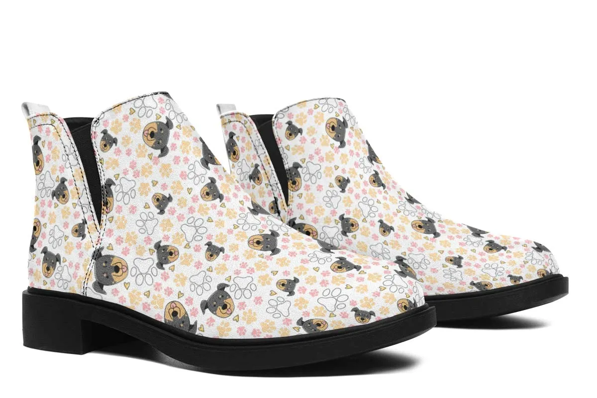 Beauceron Puppy Pattern Neat Vibe Boots